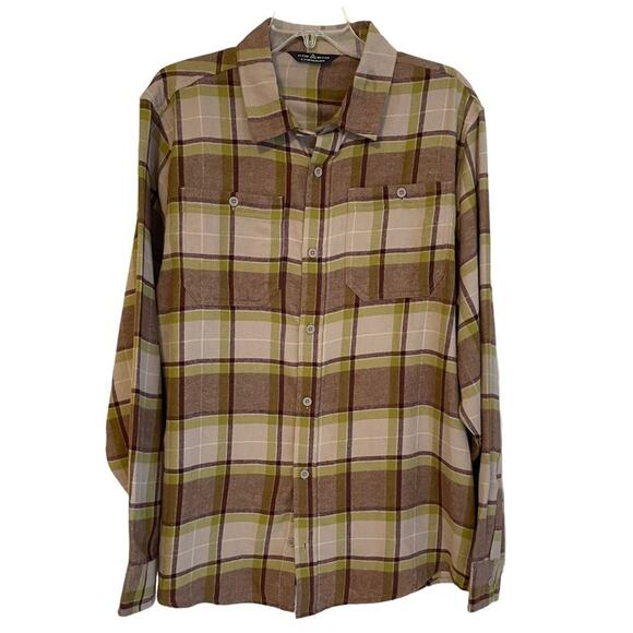 Alpine‎ Design Men's Brushed Flannel Long Sleeve Shirt Large NEW - Picture 6 of 6